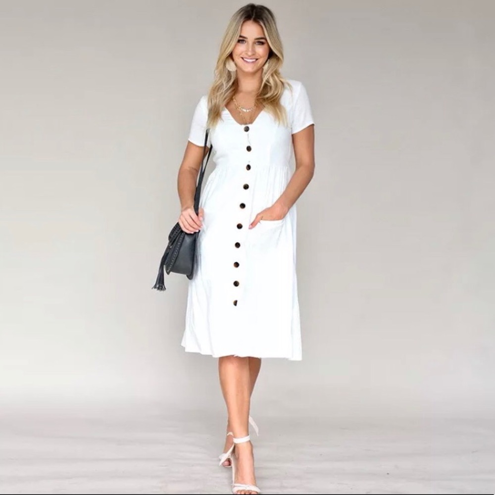 White summer dress